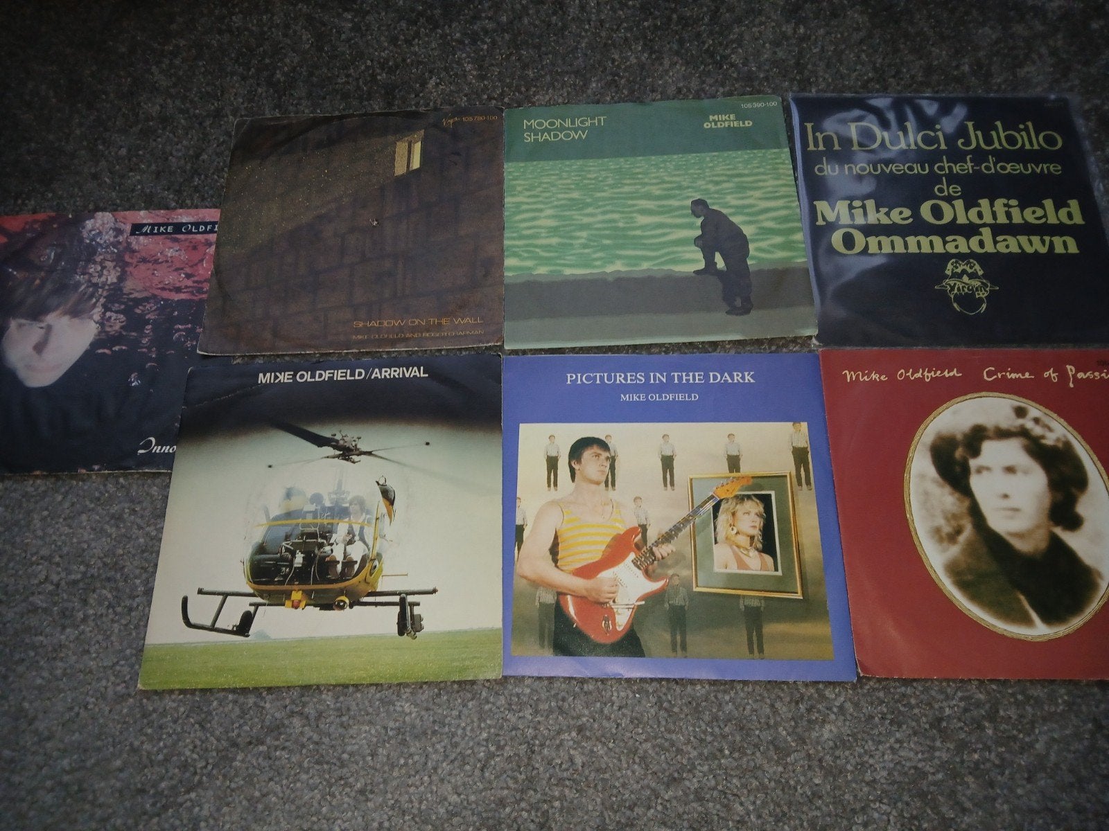 Mike Oldfield - collectie, Gebruikt, 7 inch, Ophalen of Verzenden, Pop