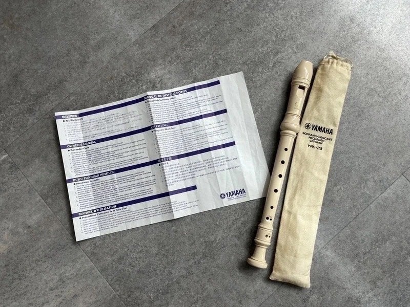 Yamaha YRS23 blokfluit, Ophalen of Verzenden, Zo goed als nieuw, Alt, Met koffer, hoes of etui