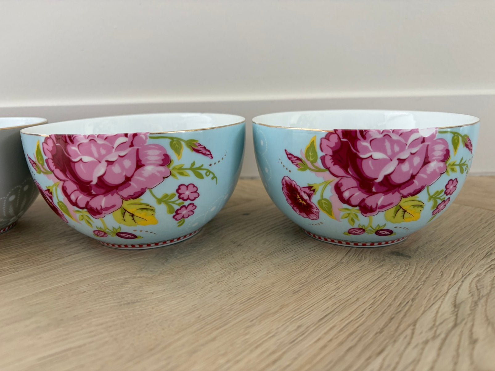 Pip studio servies 2 schalen 11cm blauw, Huis en Inrichting, Gebruikt, Pip Studio, Ophalen of Verzenden, Schaal of Schalen