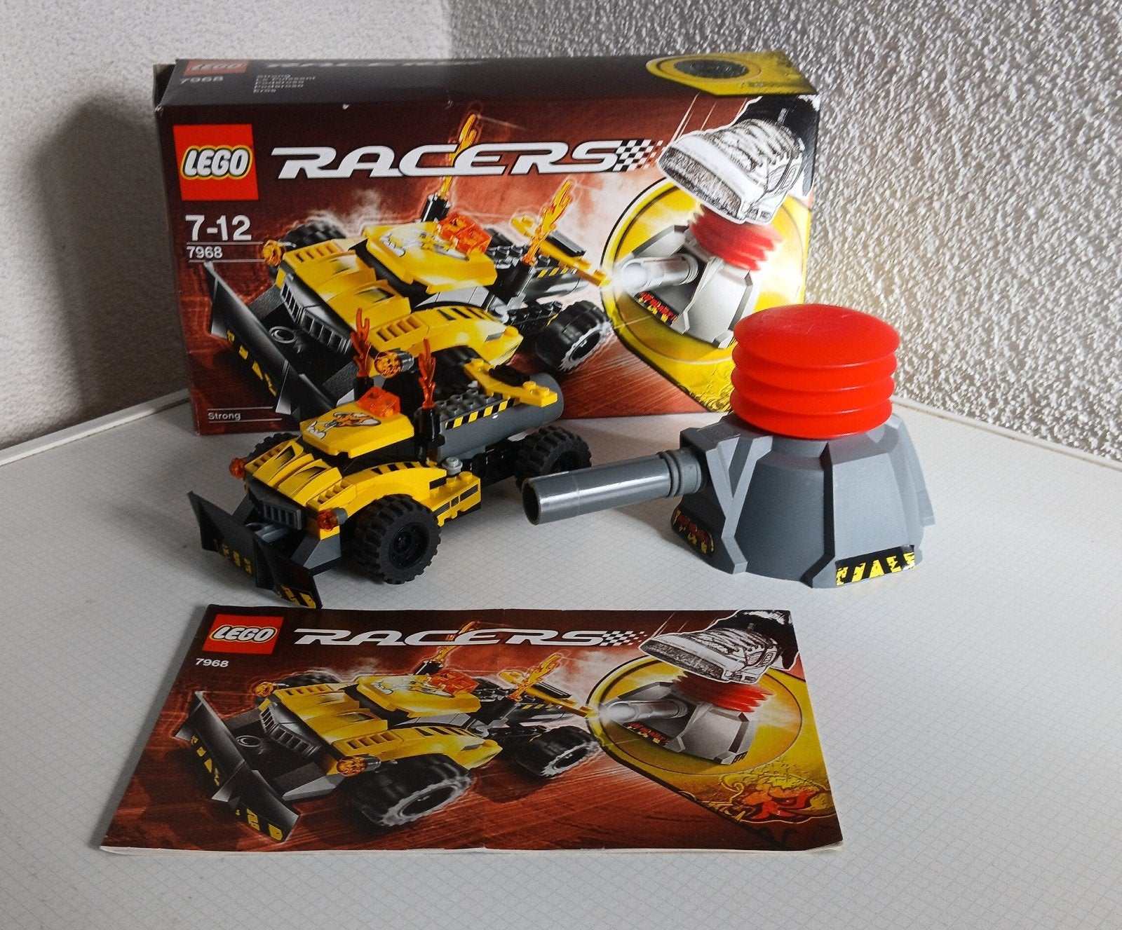 Lego Racers 7968 Strong compleet met doos en instructies, Compleet, Gebruikt, Lego, Ophalen of Verzenden