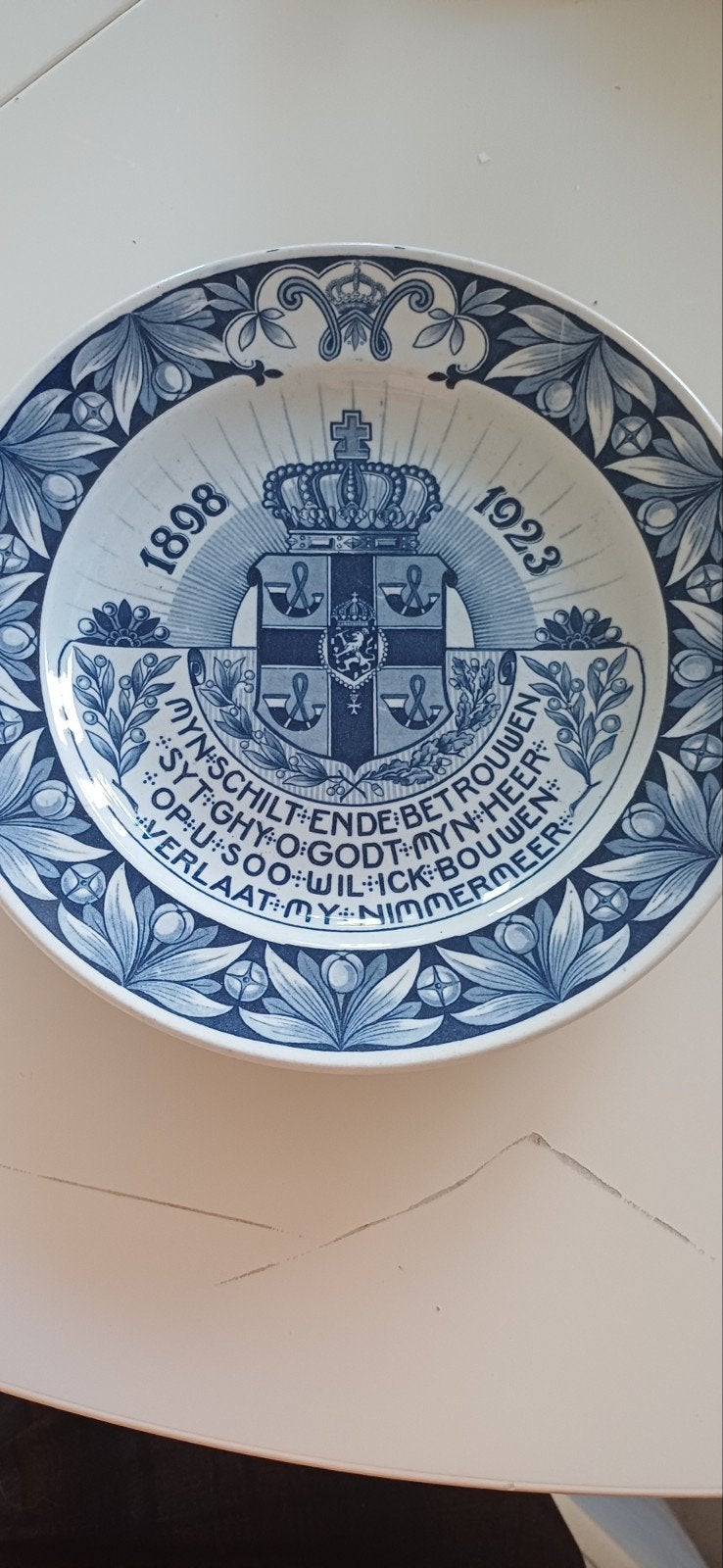 Petrus Regout & Co Maastricht Herdenkingsbord 1898-1923, Ophalen