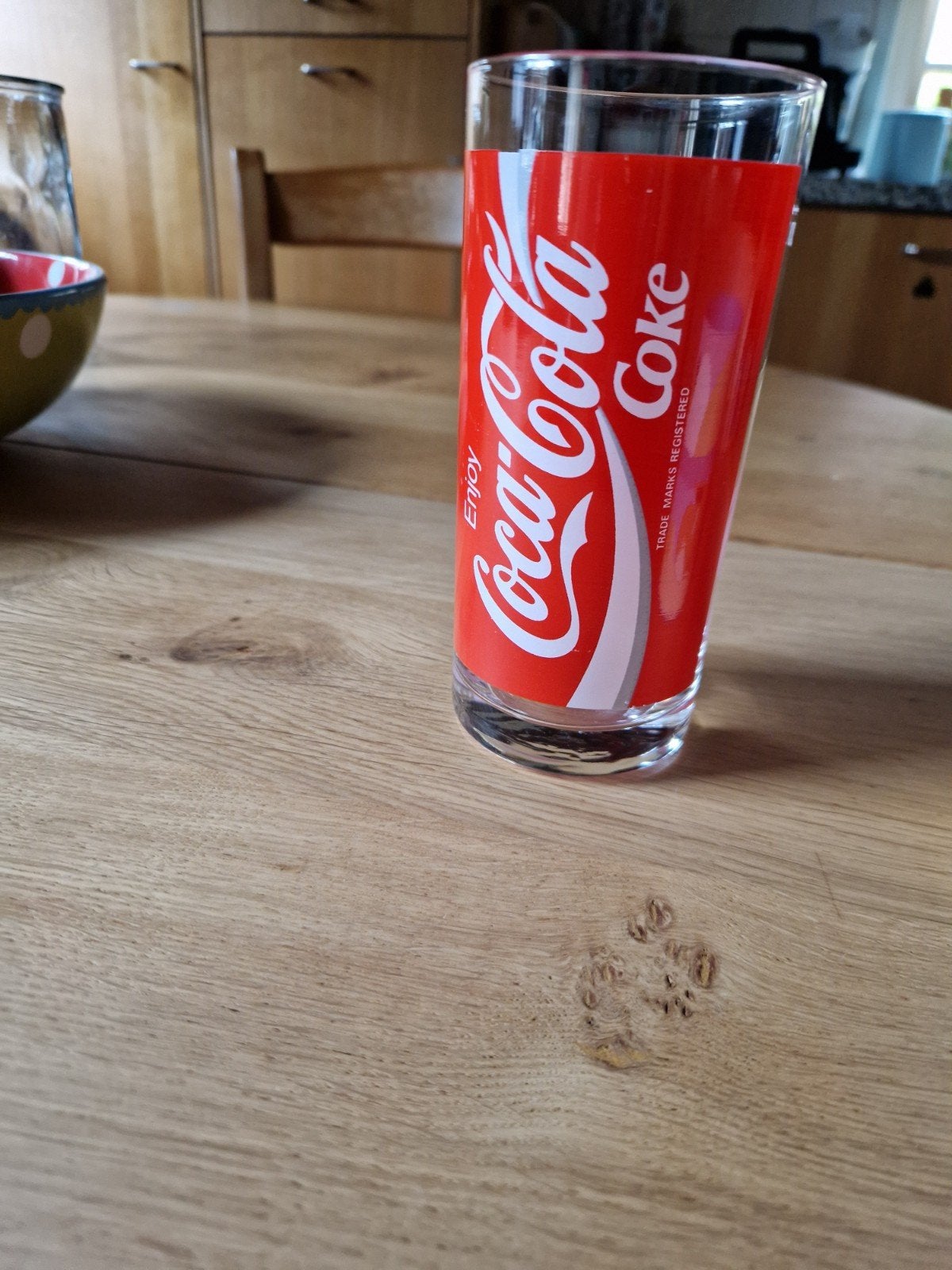 COCA COLA GLAS, Ophalen of Verzenden, Zo goed als nieuw, Gebruiksvoorwerp
