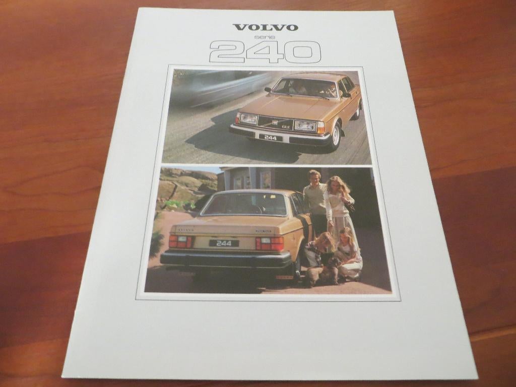 Folder Volvo 240-serie Volvo 242, Volvo 244, Volvo 245 1979, Volvo, Zo goed als nieuw, Volvo, Ophalen of Verzenden