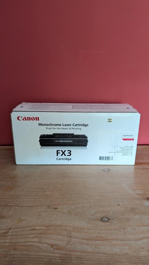 Canon Monochrome Laser Cartridge FX3 - Nieuw in doos, Ophalen of Verzenden, Nieuw, Cartridge, Canon