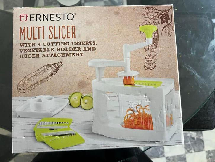 Ernesto Multi Slicer met Juicer Opzetstuk, Ernesto, Overige typen, Kunststof, Nieuw