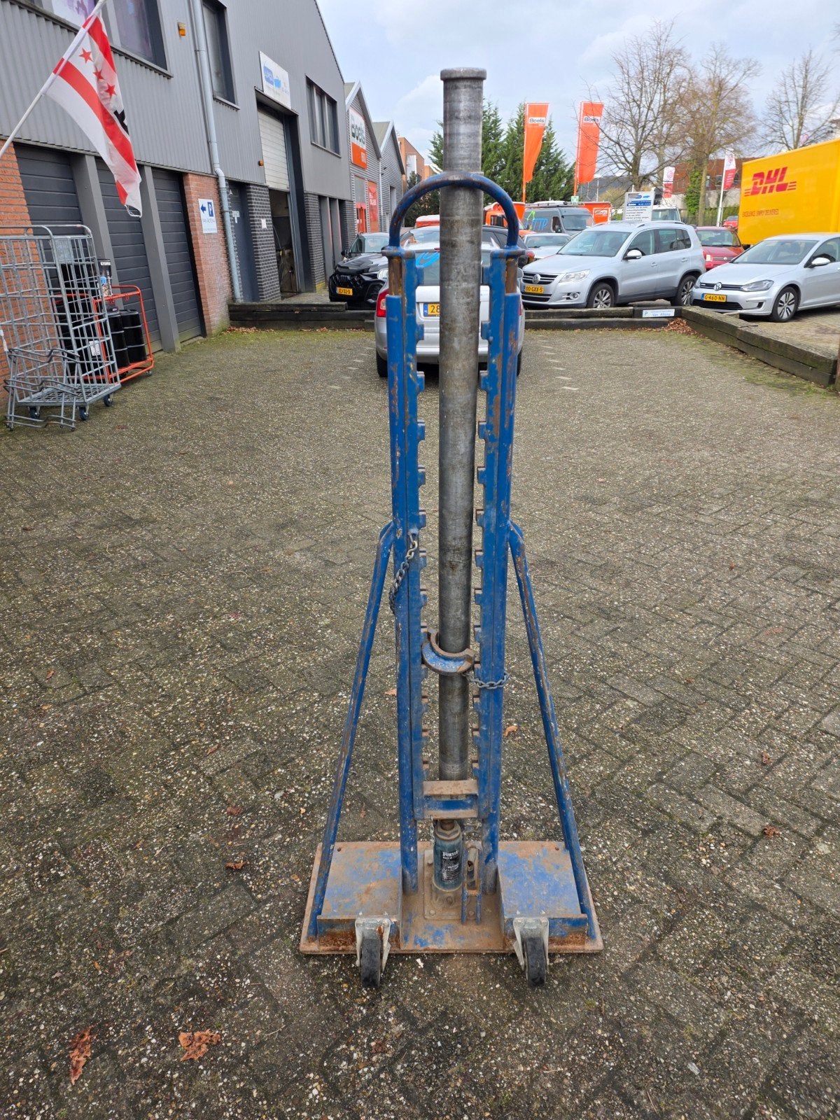 Hydraulische kabelhaspelheffer heffer Ferm, Verzamelen, Militaria | Algemeen, Ophalen