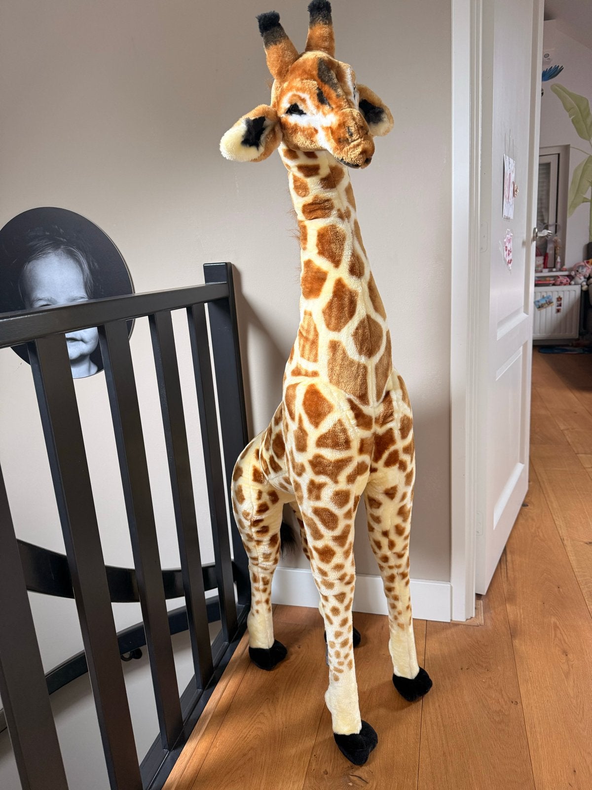 Childhome Giraf Knuffel 135 cm - Zo goed als nieuw, Kinderen en Baby's, Speelgoed | Knuffels en Pluche, Ophalen, Overige merken