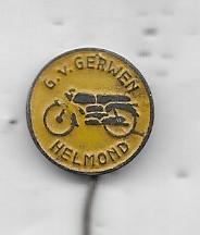 HELMOND G V GERBEN BROMMER SPELD, Ophalen of Verzenden, Gebruikt, Transport, Speldje of Pin