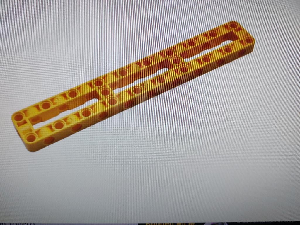 26 technic Lego frame 3x19 geel, Lego, Ophalen of Verzenden, Zo goed als nieuw, Technic