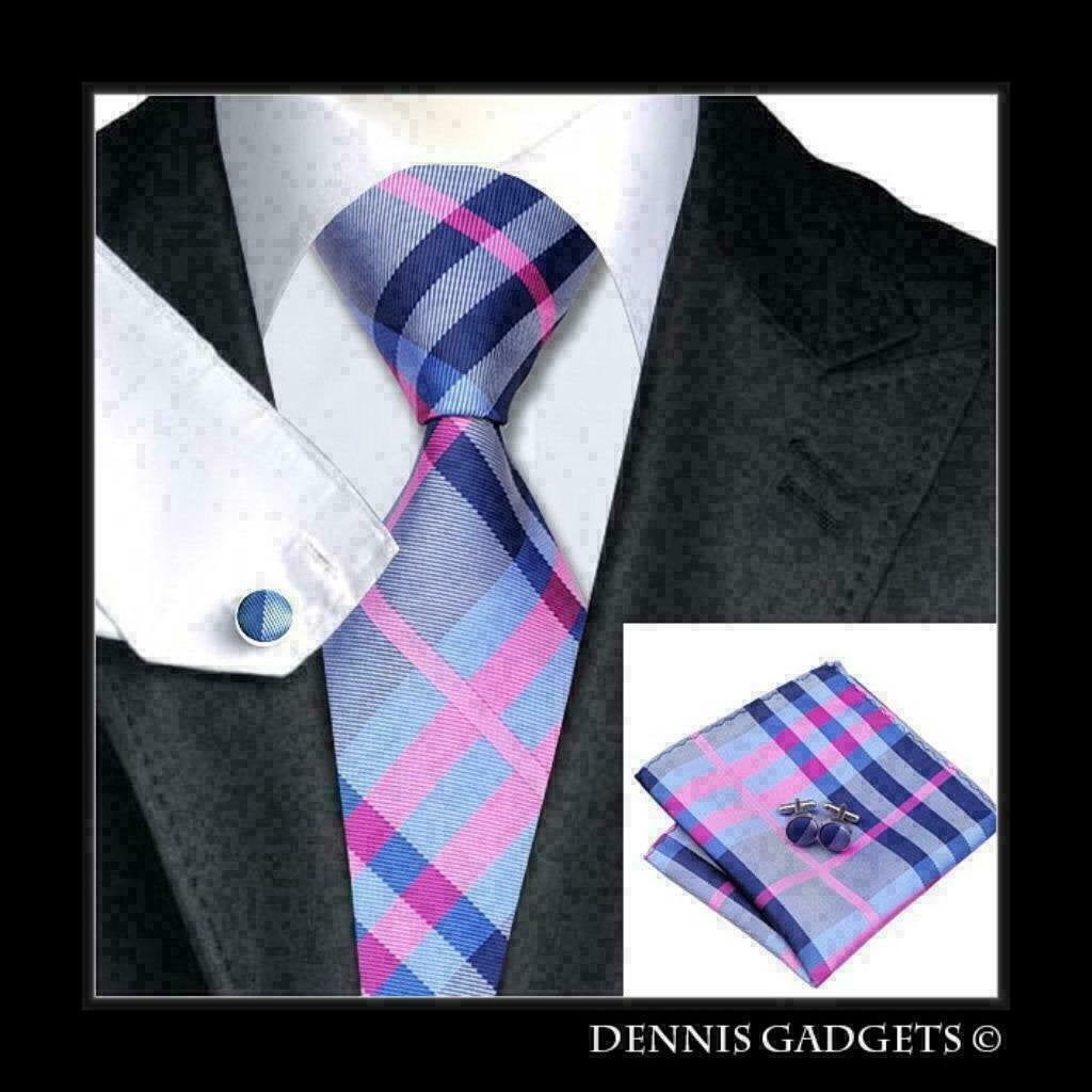 Dennis Gadgets: 100 % zijden stropdas ( 3 delig !! ) DG0467, Ophalen of Verzenden, Nieuw, Overige kleuren, Met patroon