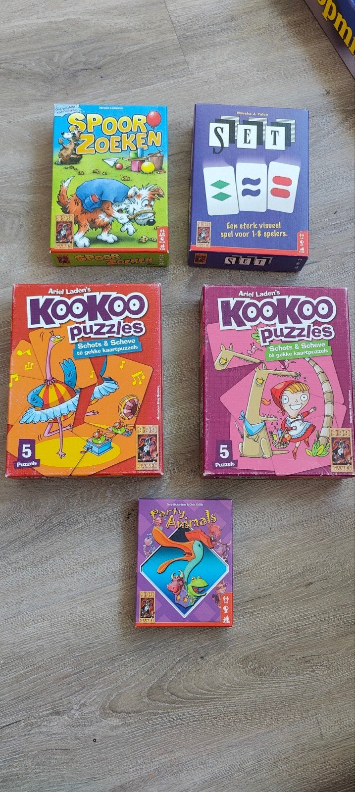 999 Games Spellen - Diverse Bordspellen en Puzzels, Een of twee spelers, Ophalen of Verzenden, Gebruikt, 999 Games