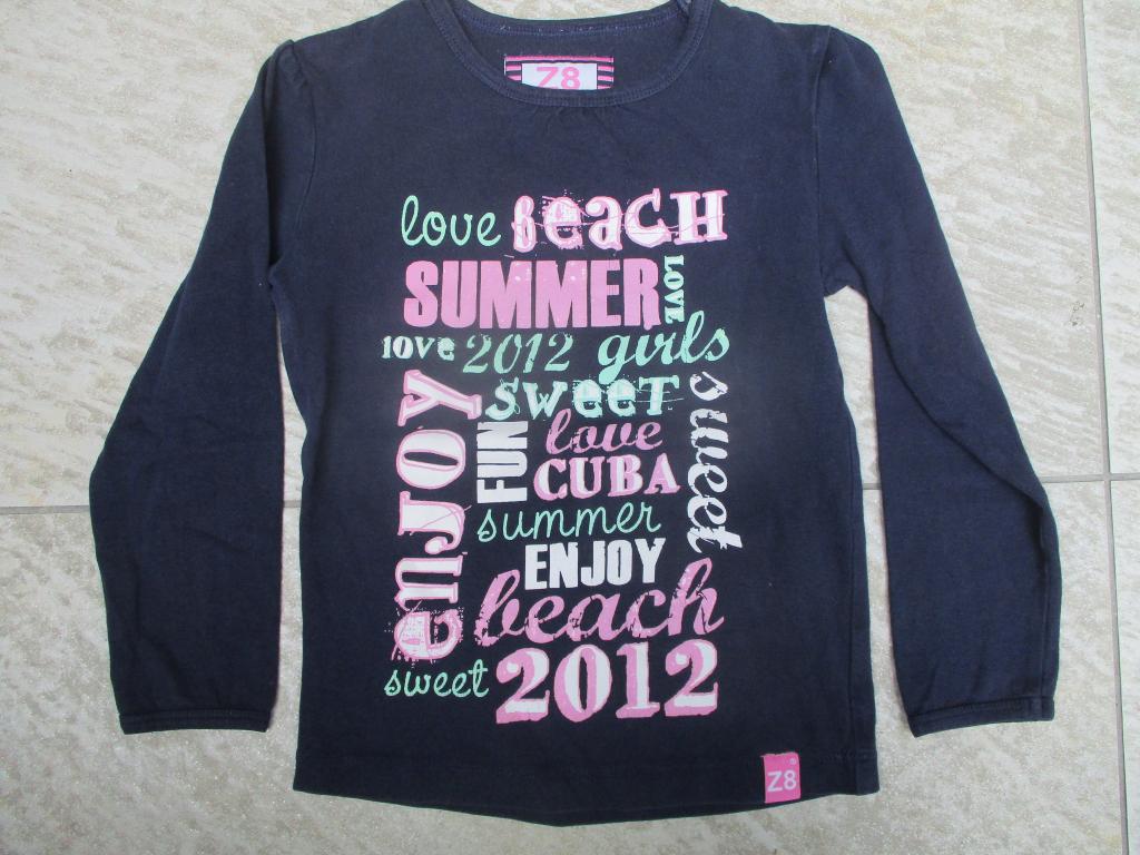 Z8 longsleeve paars maat 92 / 98 T-shirt lang mouw, Meisje, Z8, Ophalen of Verzenden, Zo goed als nieuw