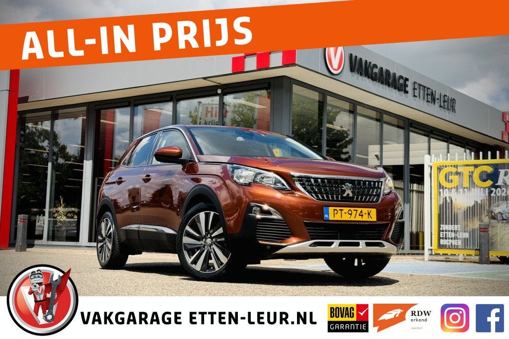 Peugeot 3008 1.2 130PK Premium | CAMERA | CARPLAY + ANDROID, Auto's, 1229 kg, Gebruikt, Euro 6, 1199 cc
