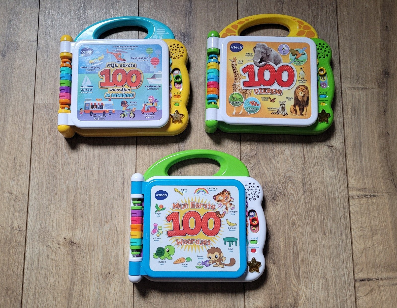 VTech Mijn o.a. Eerste 100 Woordjes Boekjes (3 stuks), Kinderen en Baby's, Speelgoed | Vtech, Ophalen