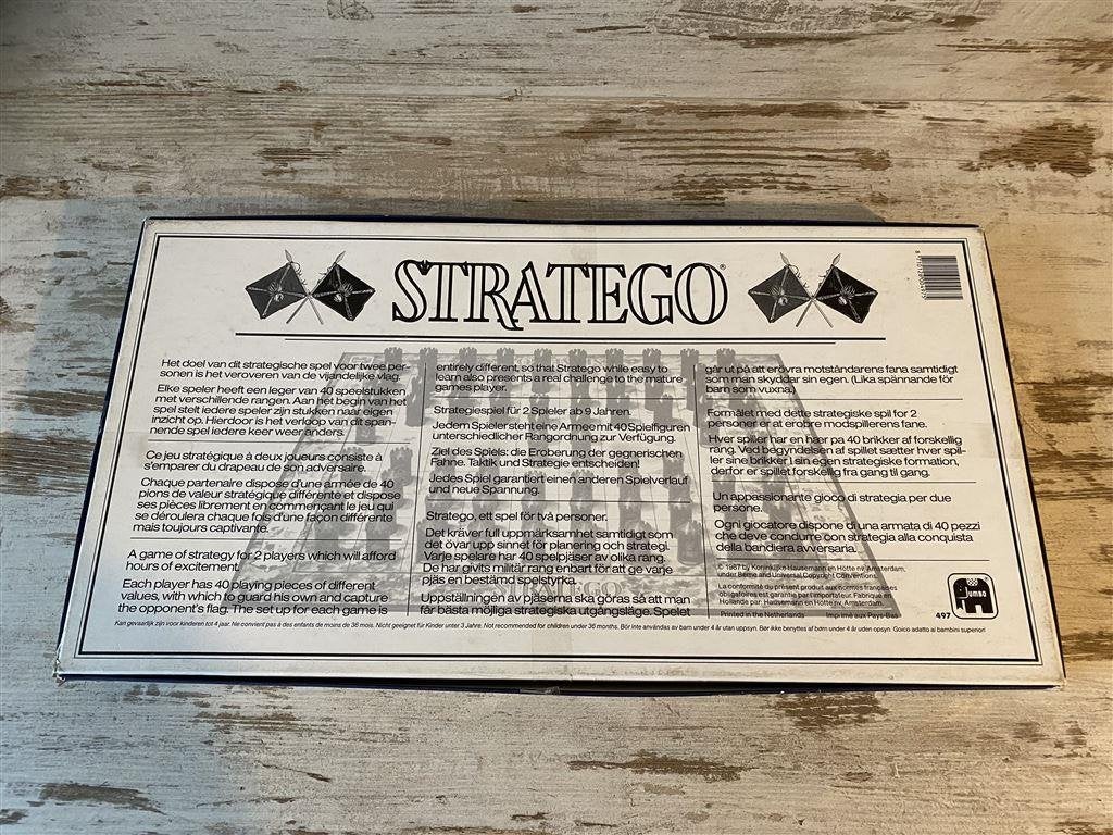 Stratego met vlaggen op doos Jumbo [s178], Verzenden, Zo goed als nieuw