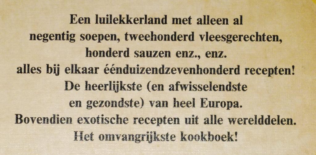 Groot Fontein kookboek (1973), Verzenden, Zo goed als nieuw, Nederland en België