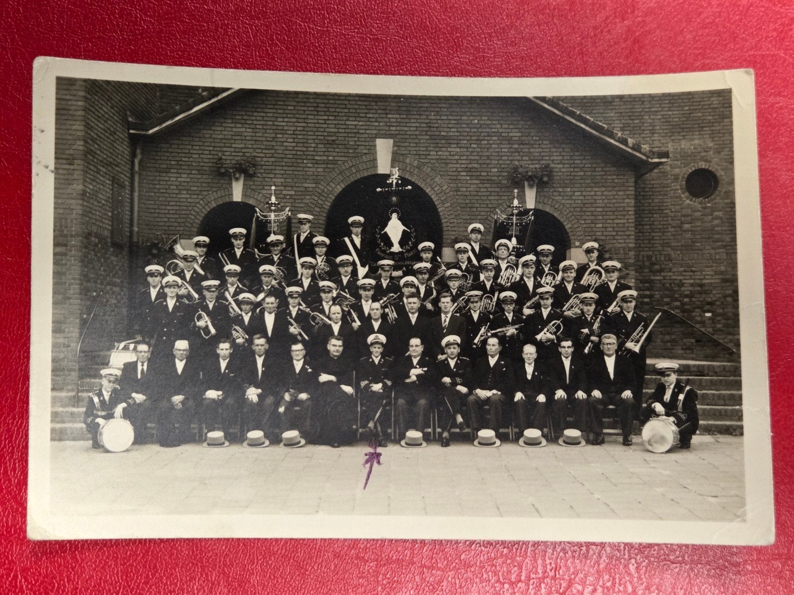 Spekholzerheide bij Kerkrade Fanfare St. Marie, Verzamelen, Ansichtkaarten | Nederland, Ophalen of Verzenden, Voor 1920, Noord-Brabant