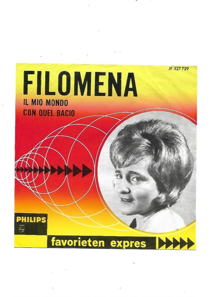 Filomena - Il Mio Mondo. Favorieten expres. Piratentopper, 7 inch, Ophalen of Verzenden, Zo goed als nieuw, Levenslied of Smartlap