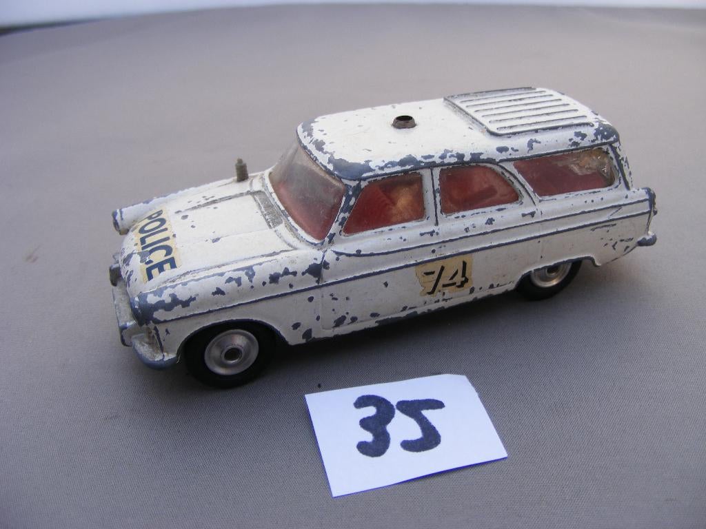 Ford zephyr motorway patrol car corgi toys 419 (32)  police, Ophalen of Verzenden, Gebruikt, Auto, Corgi