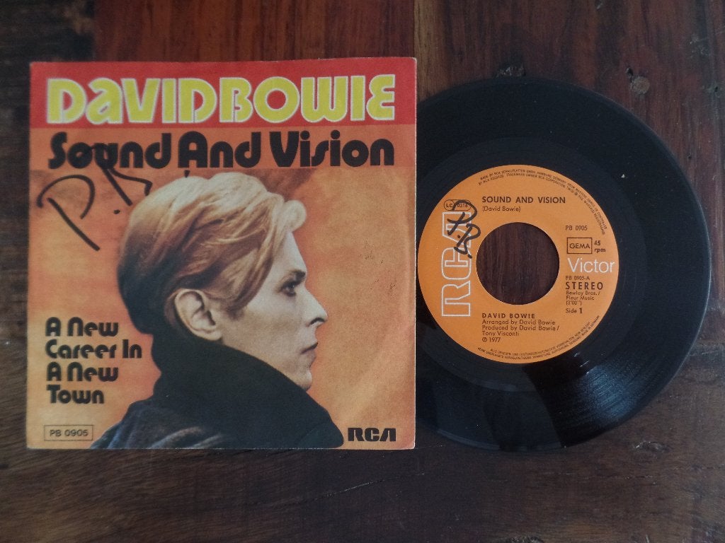 single  David Bowie - Sound And Vision, Cd's en Dvd's, Vinyl Singles, Ophalen of Verzenden, Gebruikt, 7 inch, Rock en Metal