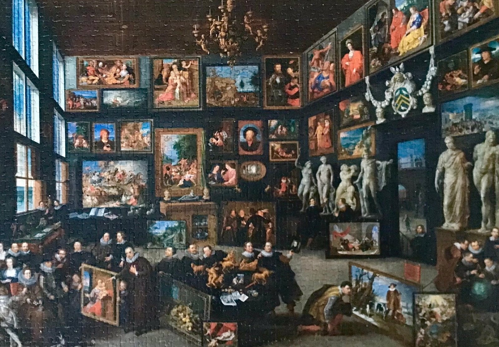 Puzzel The Picture Gallery of Cornelis van de Geest 1628, Ophalen of Verzenden, 500 t/m 1500 stukjes, Gebruikt, Legpuzzel