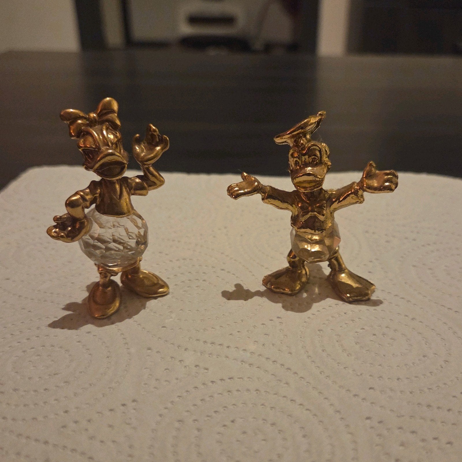 Donald Duck en Katrien kristallen beeldjes, Verzamelen, Ophalen of Verzenden