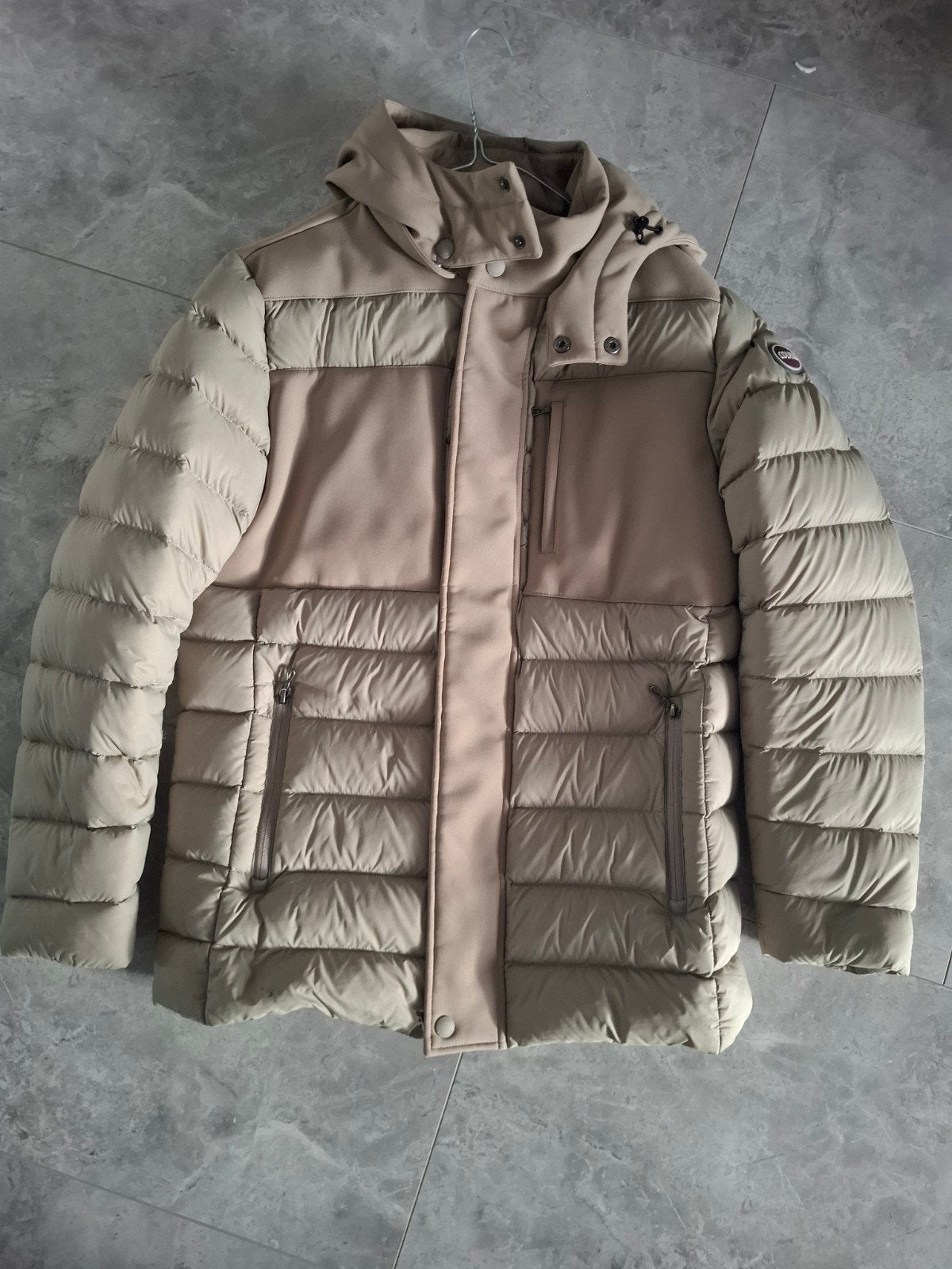 Colmar winterjas maat L - Zo goed als nieuw, Maat 52/54 (L), Colmar, Beige, Ophalen of Verzenden
