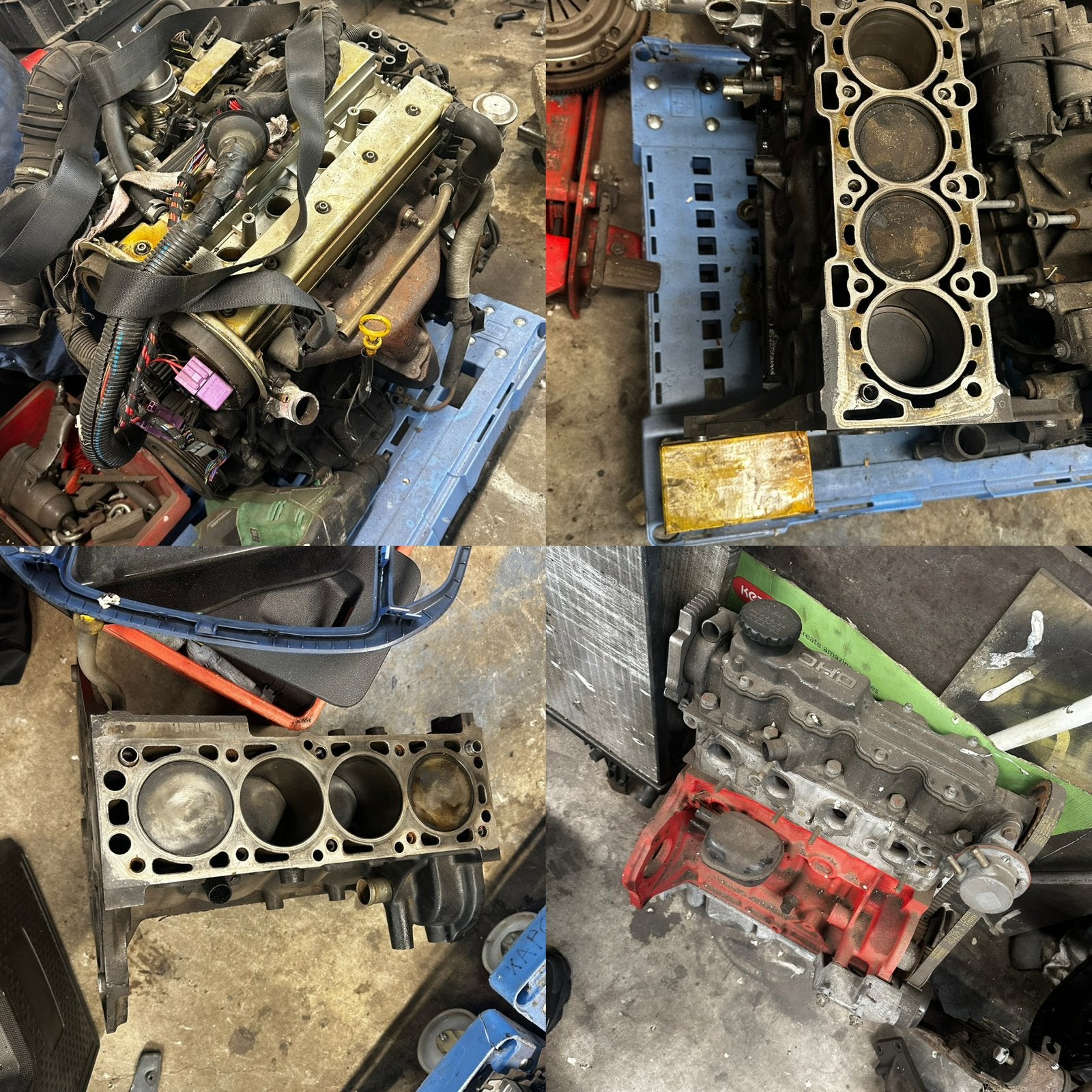 Diverse opel motoren, Ophalen, Opel