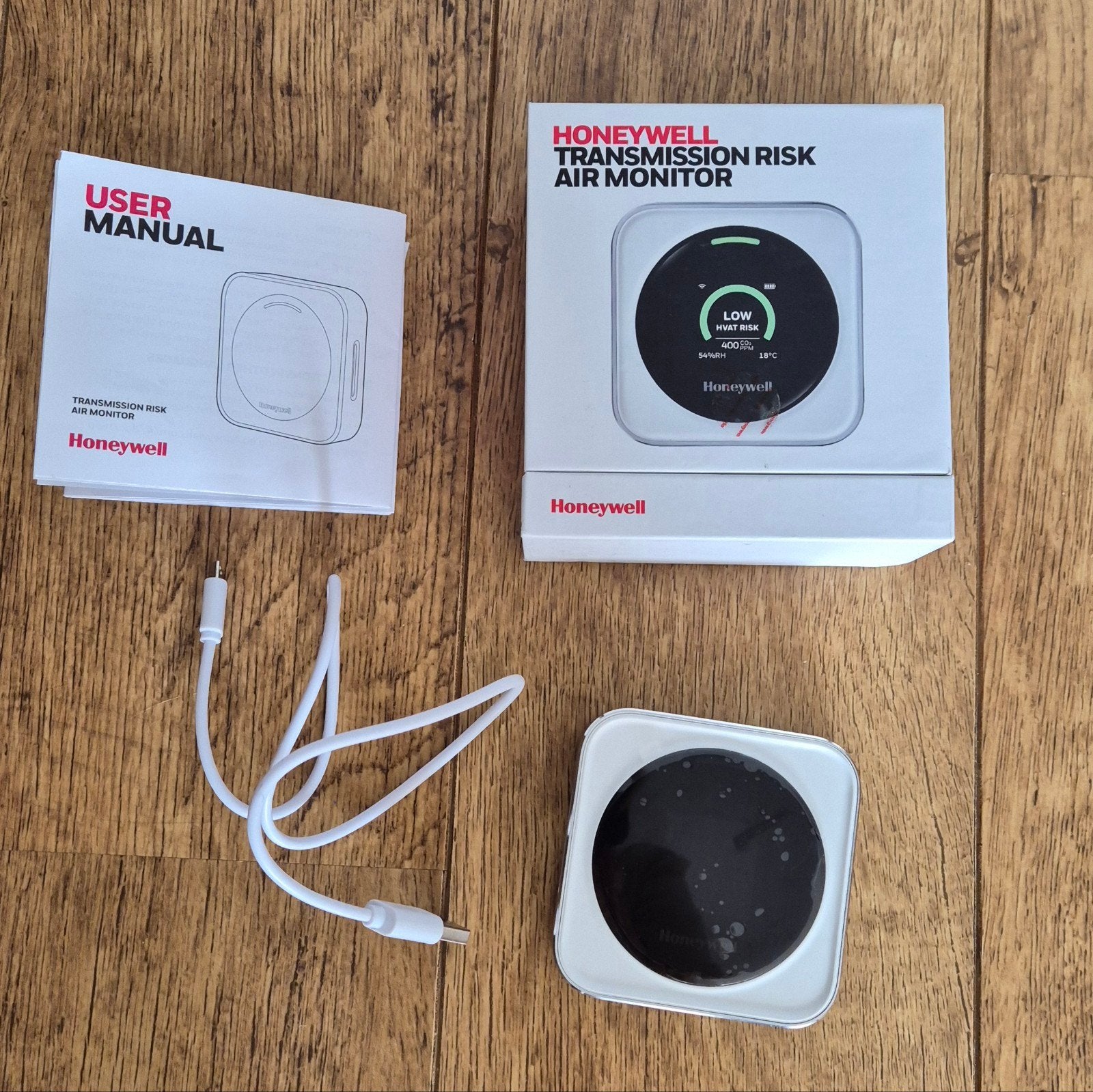 Honeywell Transmission Risk Air Monitor - Nieuw in doos, Nieuw, Kunststof, Ophalen of Verzenden, Modern