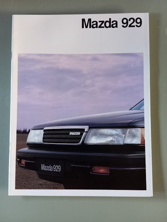 Mazda 929 [ 8 / 1990 ] 22 pag., Verzenden, Zo goed als nieuw, Mazda