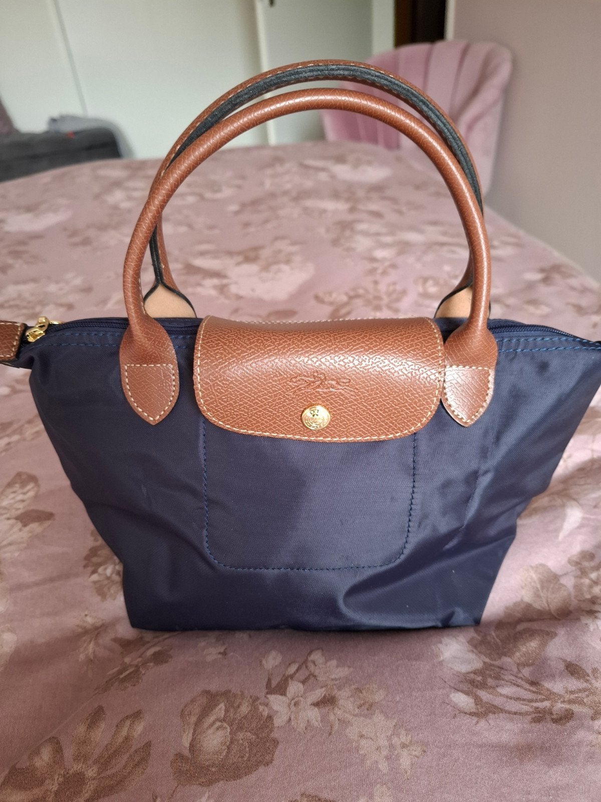 LONGCHAMP  tas Le Pilage, maat M. NIEUW!!!, Ophalen of Verzenden, Nieuw, Blauw, Handtas
