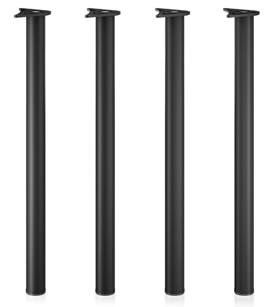 4 Table Legs 87-90cm, Tafelpoot, 50 tot 100 cm, Rond, Nieuw