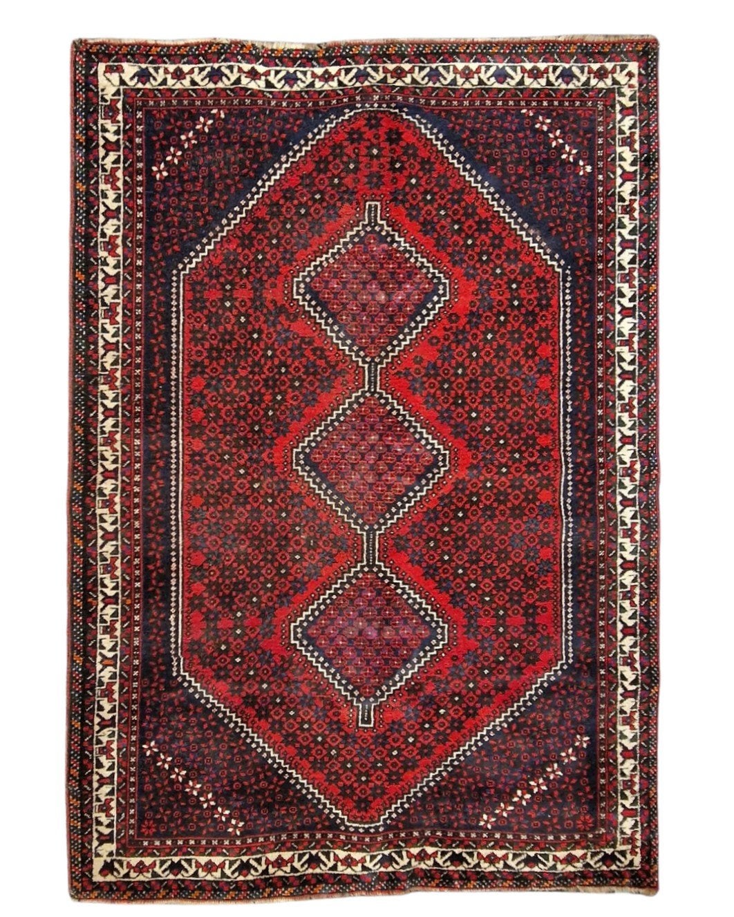 Perzisch tapijt Belluche 300x200 wollen vloerkleed iran, Huis en Inrichting, Stoffering | Tapijten en Kleden, 1185VB, Gebruikt