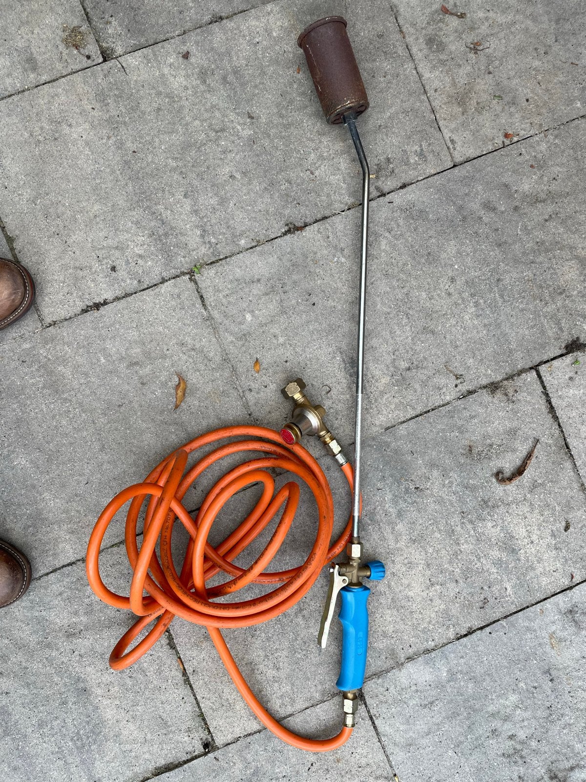 Gasbrander met slang en drukregelaar, Ophalen of Verzenden, Gebruikt, Overige typen, Overige merken