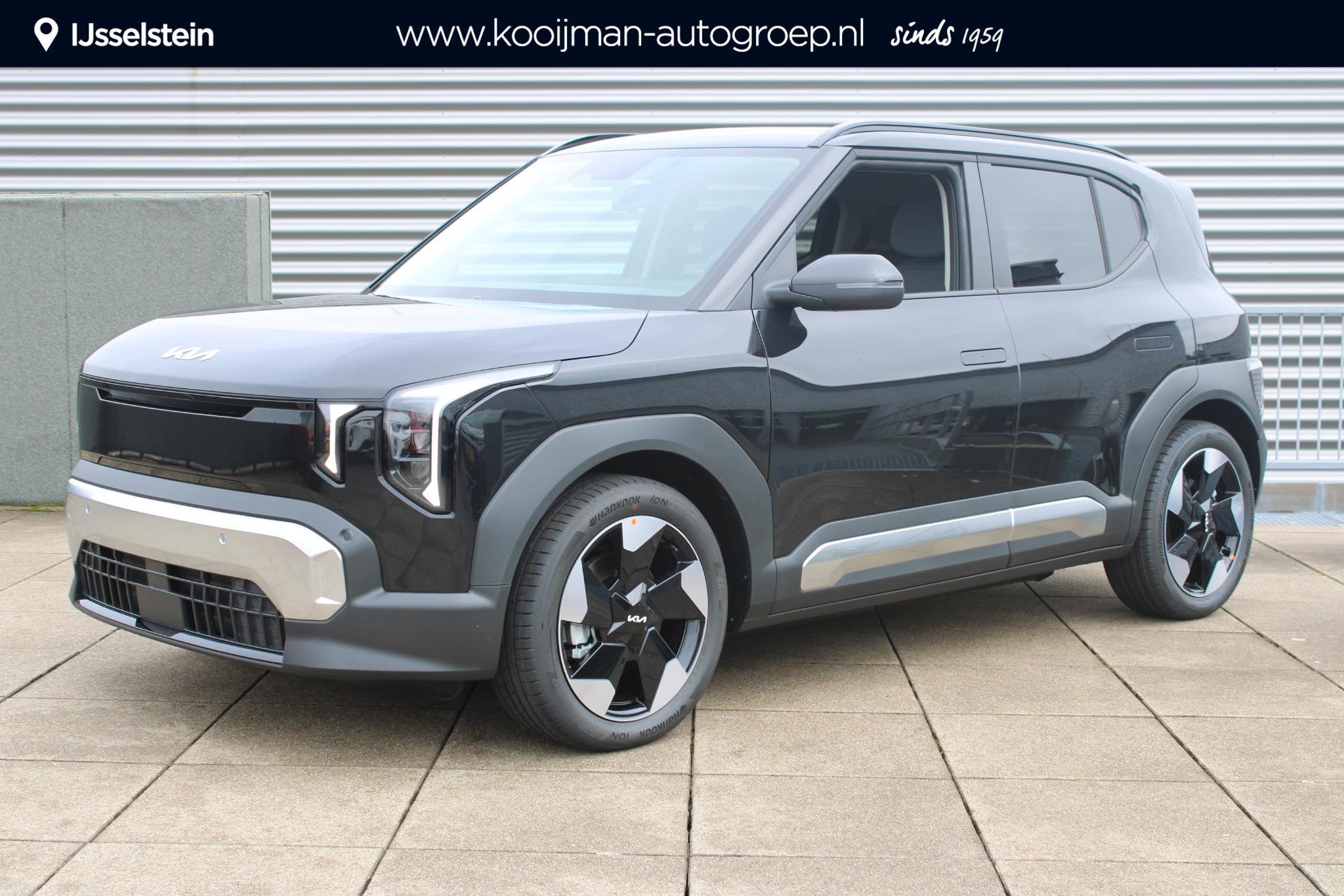 Kia EV2 Plus 42.2 kWh 4p. Stoel en stuurverwarming / 18" LM, Auto's, Stof, 4 stoelen, Zwart, Nieuw