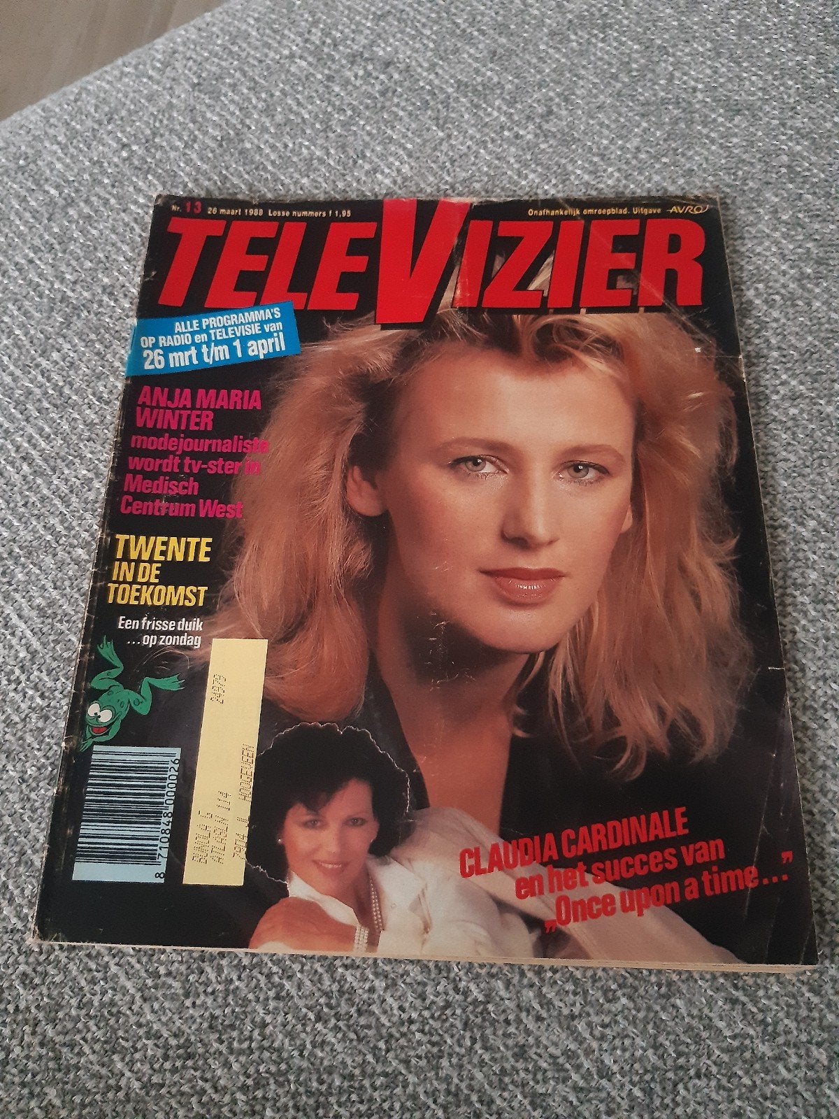 13.Televizier 1988. Anja Maria Winter. Claudia Cardinale Tao, Verzamelen, Verzenden, 1980 tot heden, Tijdschrift