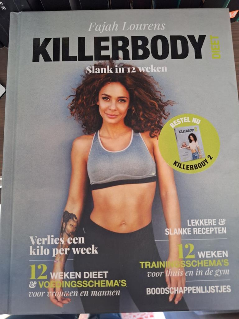 Killerbody Dieet: Slank in 12 weken - Fajah Lourens, Ophalen of Verzenden, Zo goed als nieuw, Dieet en Voeding, Fajah Lourens
