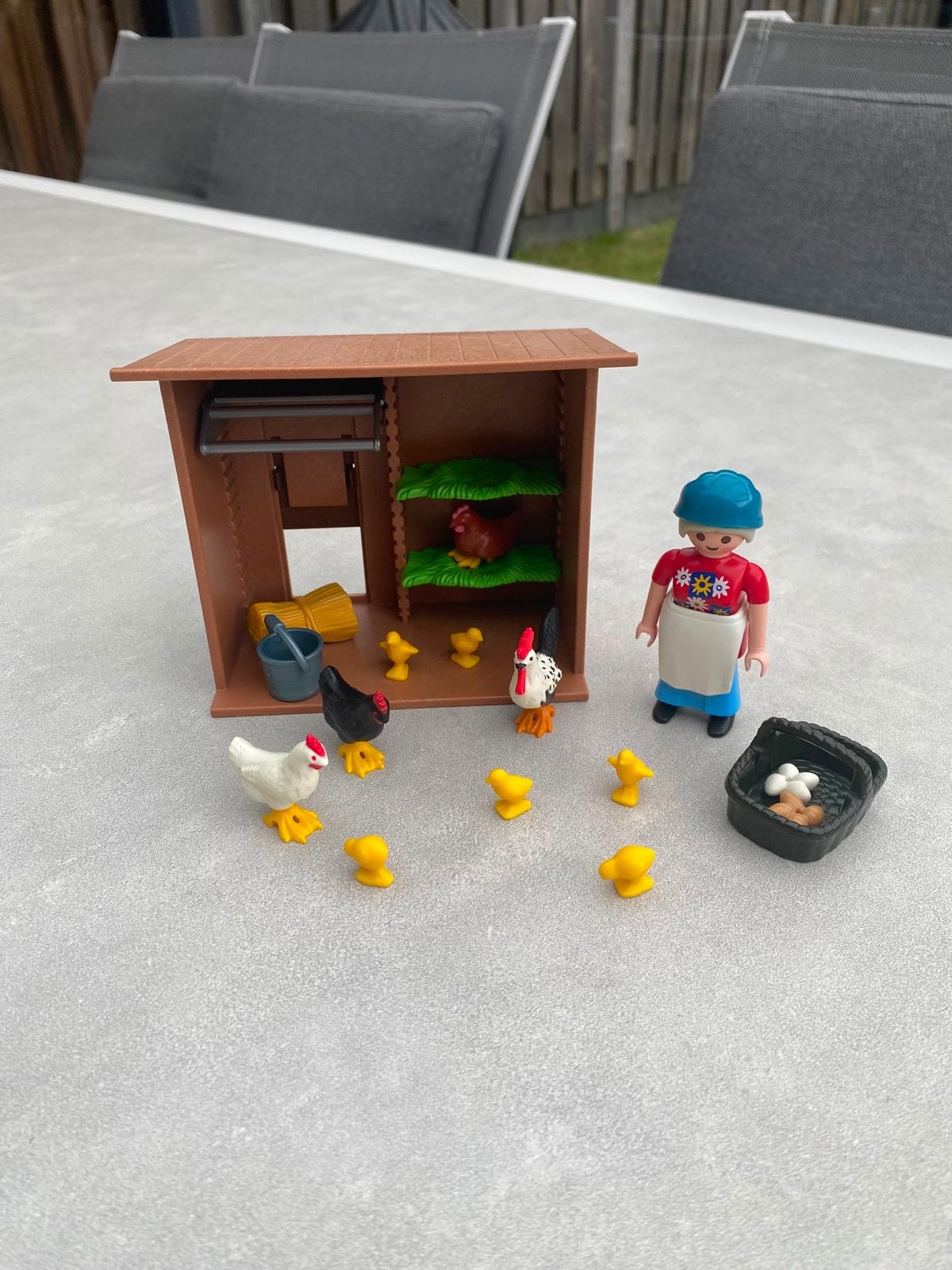 Playmobil Kippenhok met Boerderijfiguren, Ophalen of Verzenden, Zo goed als nieuw, Jongen of Meisje