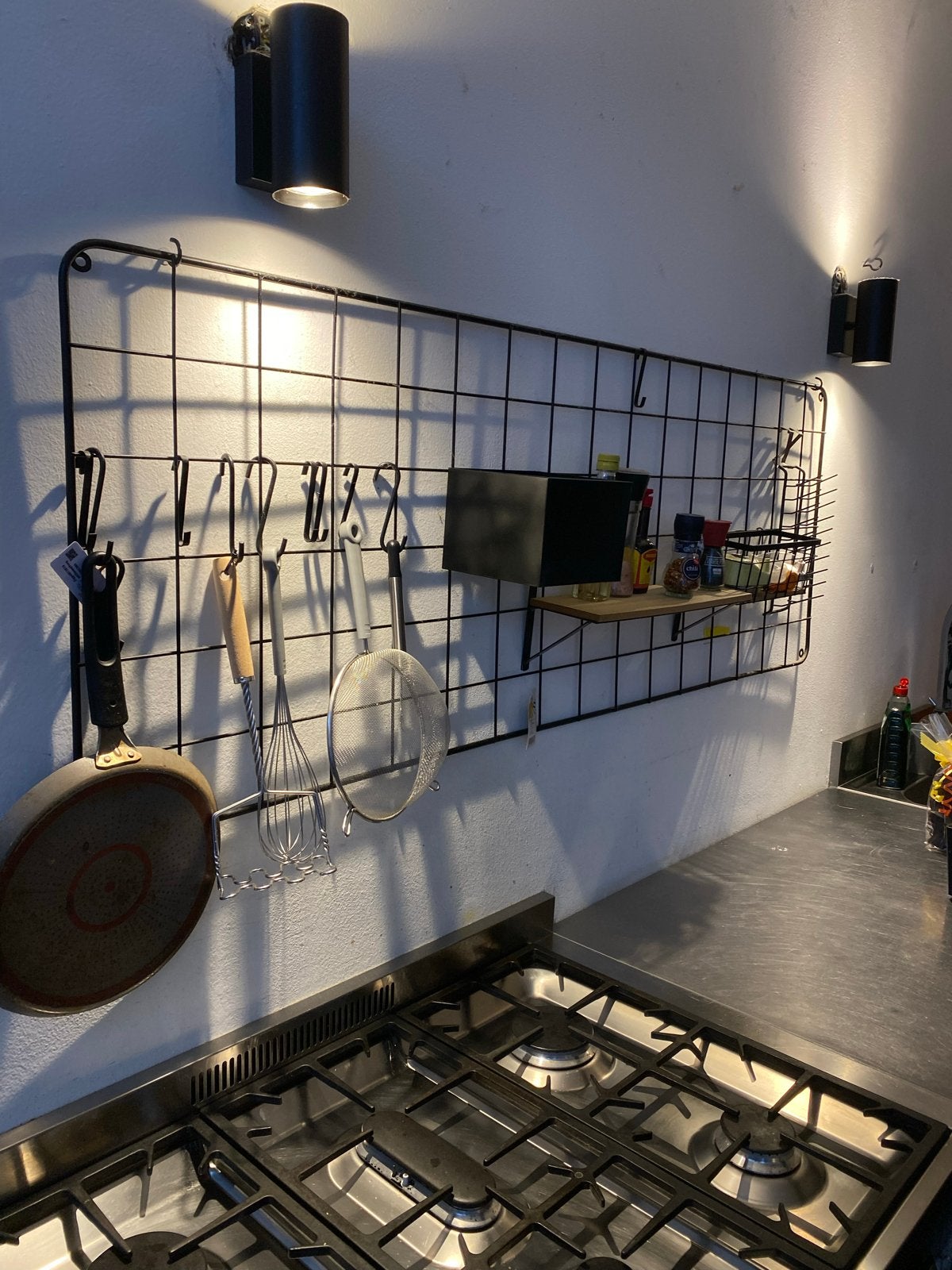 Metalen wandrek xenos 145x50 cm - Ophalen in Breda, Huis en Inrichting, Woonaccessoires | Overige, Ophalen, Metaal, Industrieel