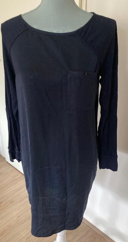 Donkerblauw tuniek/jurkje/top - La Ligna, Maat 38/40 (M), Blauw, Ophalen of Verzenden, Gedragen