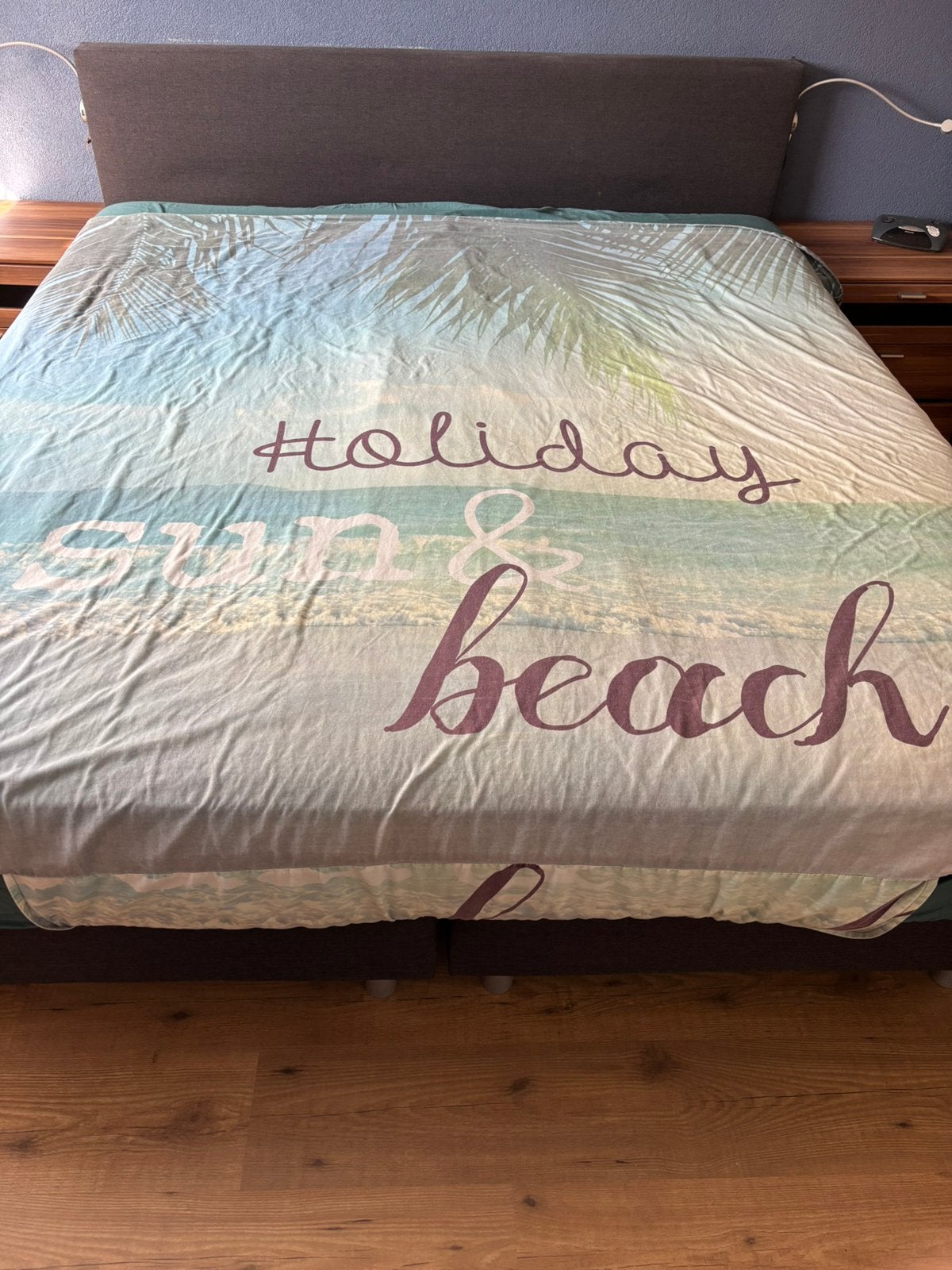 Antraciet boxspring 180x200, Ophalen, Gebruikt, Tweepersoons, 180 cm