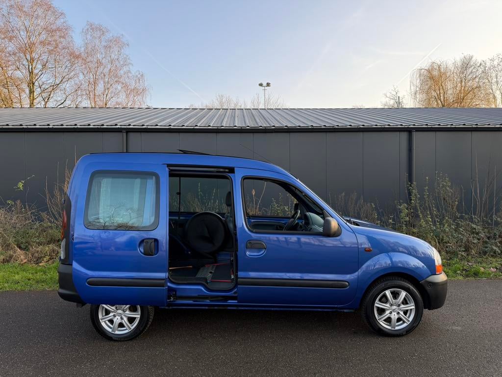 Renault Kangoo 1.4 Rolstoelauto / Invalideauto 47.530km!, Stof, 4 cilinders, Blauw, Origineel Nederlands