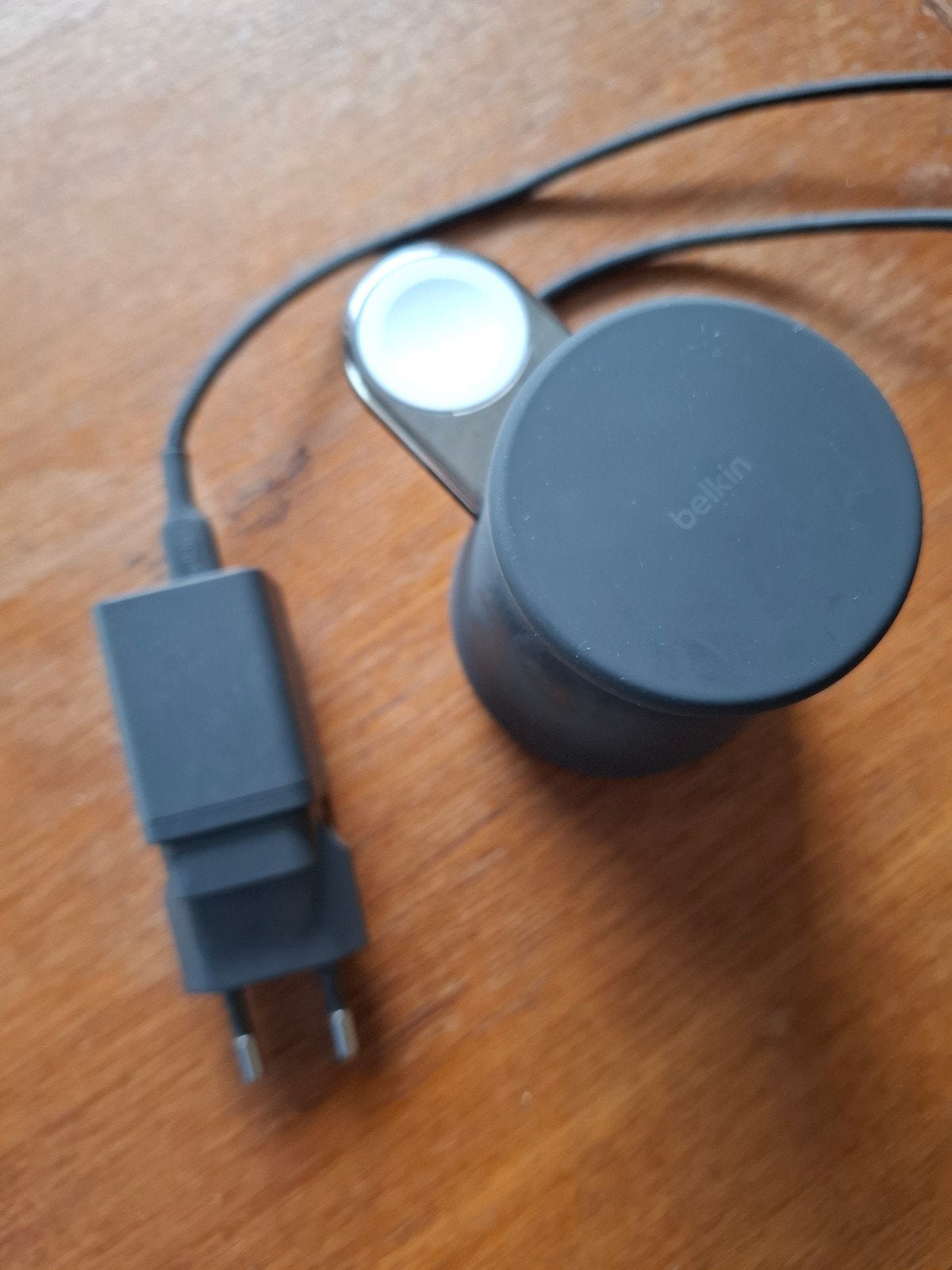 Belkin Boost Charge Pro 2-in-1 Draadloze Oplader, Apple, USB-C, Draadloze oplader, Ophalen of Verzenden