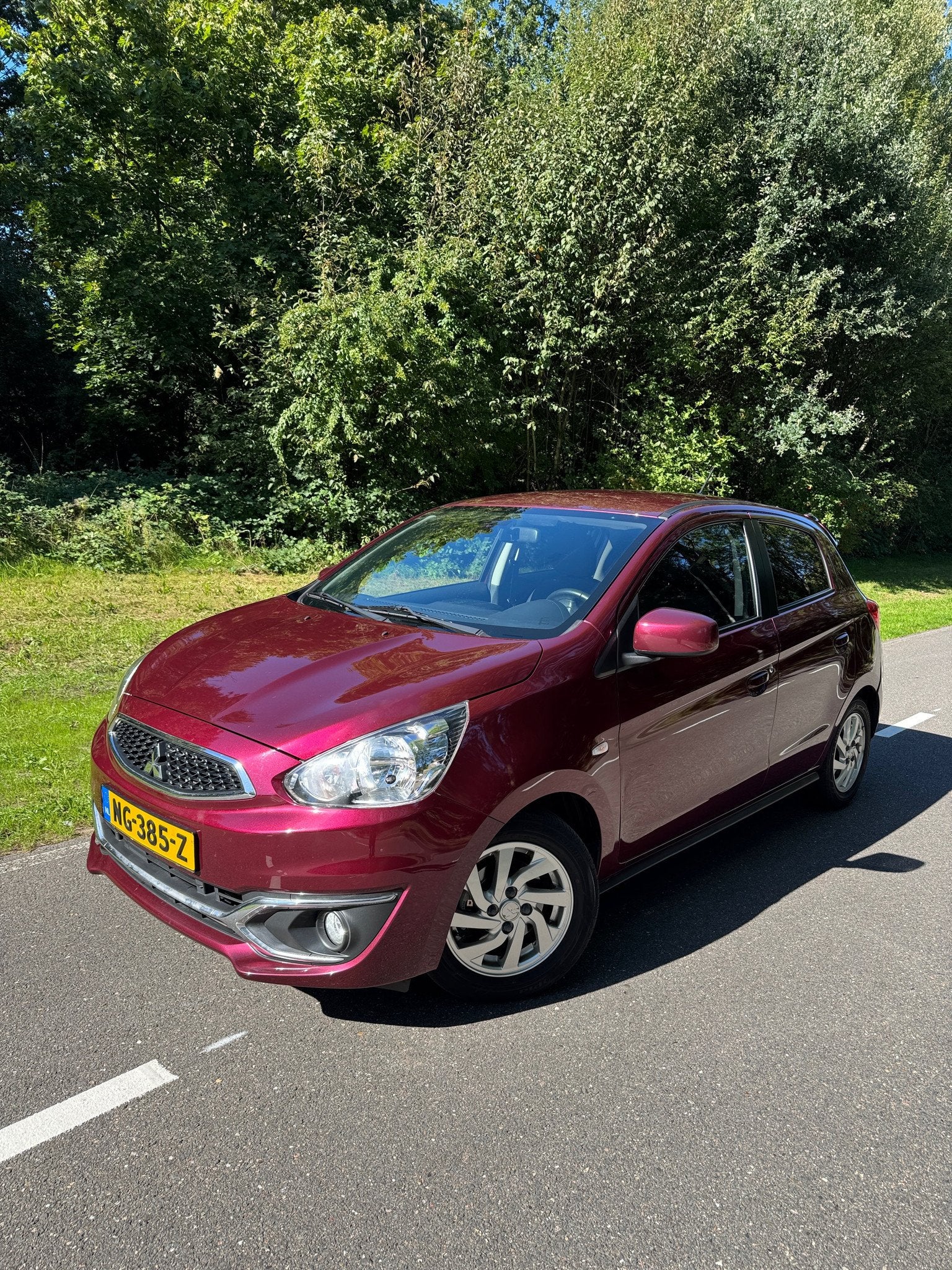 Mitsubishi Space Star 1.0 Intense (bj 2017), Auto's, Gebruikt, Euro 6, Bedrijf, Handgeschakeld