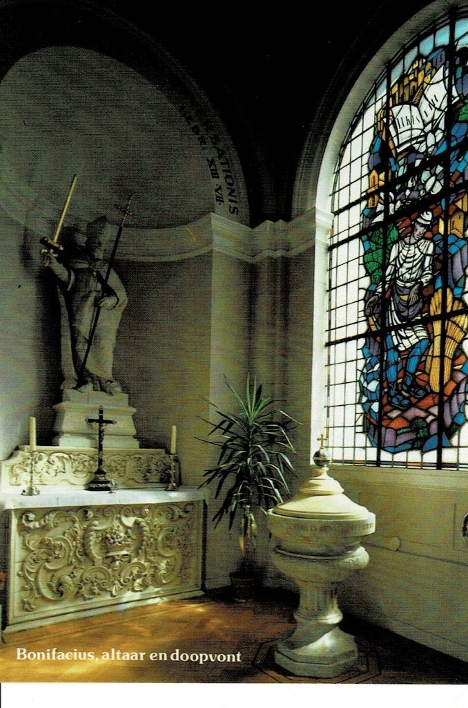 Hilversum, interieur St. Vitus aan het Melkpad, Ophalen of Verzenden, 1960 tot 1980, Ongelopen, Noord-Holland