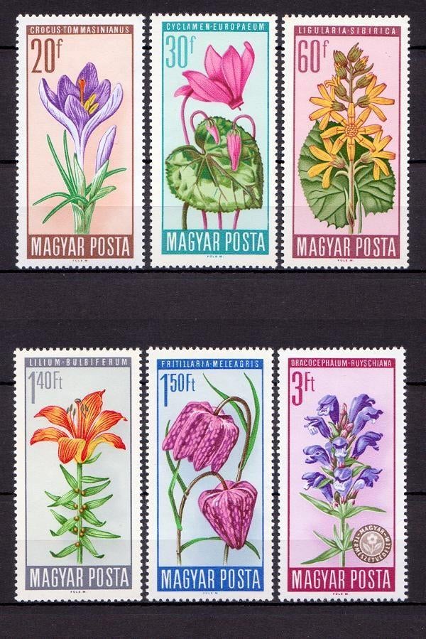 Hongarije, Bloemen, Mi. 2212-2217 postfris, Verzenden, Postfris