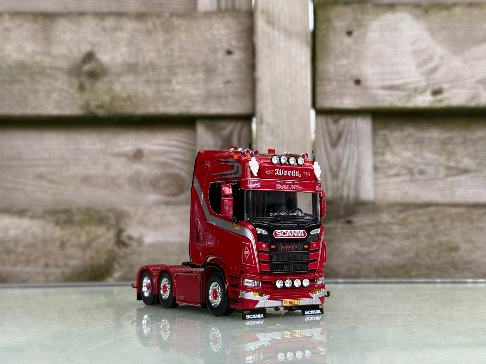 Scania NGS Highline 6 x 2 Weeda Oldschool, Ophalen of Verzenden, Zo goed als nieuw, Bus of Vrachtwagen, Wsi