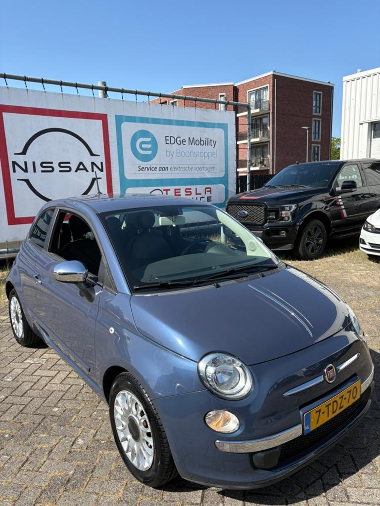 Fiat 500 0.9 Twinair C 2014 Blauw NIEUWE APK, 840 kg, Origineel Nederlands, 24 km/l, Handgeschakeld