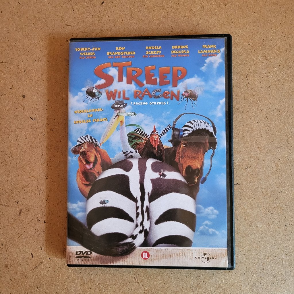 Dvd: Streep wil racen, Cd's en Dvd's, Dvd's | Kinderen en Jeugd, Ophalen, Animatie, Alle leeftijden, Zo goed als nieuw