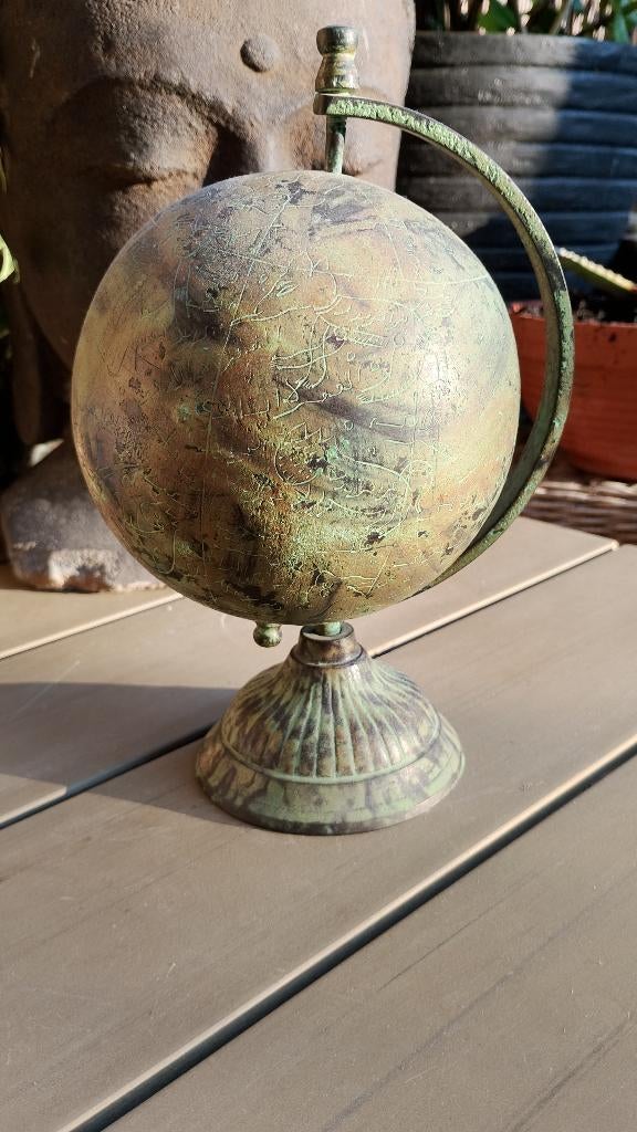 Antieke Islamitische wereldbol hemelglobe Celeste globe, Ophalen of Verzenden, Zo goed als nieuw